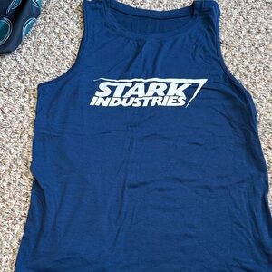 Stark Industries Blue Tank Top